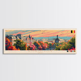 Korolyov Russia Wall Art, Panoramic Travel Poster, Panoramic Framed Canvas Print, City Wall Art, Wall Hanging Home Decor, Travel Art