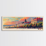 Ulyanovsk Russia Travel Art, City Art, Framed Canvas Print or Metal Wall Art, Europe Travel Poster, Panoramic Wall Art, Extra Wide Wall Art