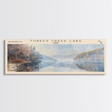 Walker Lake Nevada Panoramic Wall Art, Framed Canvas Print, Lake House Decor, Travel Poster, Serene Landscape, Home Decor