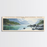 Jostedalsbreen National Park Wall Art Travel Poster Print, Gift For Travel Lover, Vacation Gift, COUNTRY Wall Art, Home Decor, Original Art