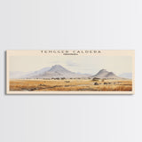 Tengger Caldera Framed Canvas Print Travel Poster | Wall Art | Home Decor | Gift For Travel Lover | Wall Hanging | Original Art