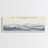 The Tatra Mountains Wall Art Travel Poster Print, Gift For Travel Lover, Vacation Gift, COUNTRY Wall Art, Home Decor, Original Art