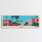 Blida, Algeria Panoramic Canvas Print, Blida, Algeria Painting, Algeria Art, Blida Travel Poster, Travel Art, Housewarming Gift