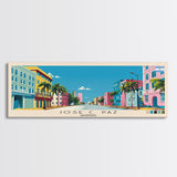 Jose C. Paz, Argentina Panoramic Canvas Print, Jose C. Paz, Argentina Painting, Argentina Art, Jose C. Paz Travel Poster, Travel Art, Vacation Gift