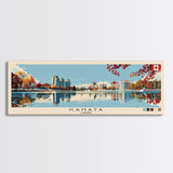Kanata, Canada Panoramic Canvas Print, Kanata, Canada Painting, Canada Art, Kanata Travel Poster, Travel Art, Guest Room Painting