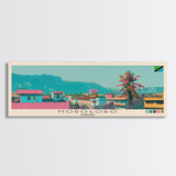 Morogoro, Tanzania Panoramic Canvas Print, Morogoro, Tanzania Painting, Tanzania Art, Morogoro Travel Poster, Travel Art, Living Room Painting