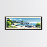 Boulders Beach, Cape Town Panoramic Print, Vacation Gift, Cape Town Wall Art, Vacation Wall Art, Vacatation Memories, Beach Decor, Beach Or Lakehouse Art