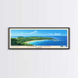 Corn Island, NICARAGUA Panoramic Print, Vacation Gift, NICARAGUA Wall Art, Beach Painting, Beach Decor, Beach Or Lakehouse Art