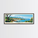 Corsica, France Panoramic Print, Vacation Gift, France Wall Art, Beach Painting, Beach Decor, Beach Or Lakehouse Art