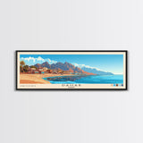 Dahab, Egypt Panoramic Print, Vacation Gift, Egypt Wall Art, Vacation Wall Art, Vacatation Memories, Beach Decor, Beach Or Lakehouse Art