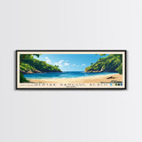 Gertak Sanggul Beach, Malasyia Panoramic Print, Vacation Gift, Malasyia Wall Art, Vacation Wall Art, Vacatation Memories, Beach Decor, Beach Or Lakehouse Art