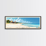 Isla Holbox, Mexico Panoramic Print, Vacation Gift, Mexico Wall Art, Vacation Wall Art, Vacatation Memories, Beach Decor, Beach Or Lakehouse Art