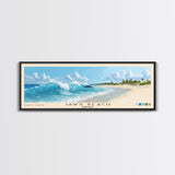 Jaws Beach, Bahamas Panoramic Print, Vacation Gift, Bahamas Wall Art, Vacation Wall Art, Vacatation Memories, Beach Decor, Beach Or Lakehouse Art