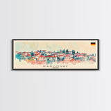 Karlovac Croatia Travel Art, City Art, Framed Canvas Print or Metal Wall Art, Europe Travel Poster, Panoramic Wall Art, Extra Wide Wall Art