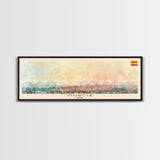 Murcia Spain Travel Art, City Art, Framed Canvas Print or Metal Wall Art, Europe Travel Poster, Panoramic Wall Art, Extra Wide Wall Art