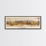 Newport United Kingdom Travel Print Wall Art, Panoramic City Art, Travel Art, Wall Decor, Vacation Gift, Framed Canvas Print Or Metal Art
