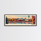 Cherepovets Russia Travel Print Wall Art, Panoramic City Art, Travel Art, Wall Decor, Vacation Gift, Framed Canvas Print Or Metal Art