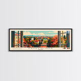 Hameenlinna Finland Travel Art, City Art, Framed Canvas Print or Metal Wall Art, Europe Travel Poster, Panoramic Wall Art, Extra Wide Wall Art
