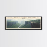 Chapada dos Veadeiros National Park COUNTRY | Framed Travel Poster Canvas Print | Trendy Wall Art | Watercolor Painting | Living Room Art | Unique Art