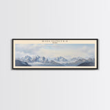 Dolomites Framed Canvas Print Travel Poster | Wall Art | Home Decor | Gift For Travel Lover | Wall Hanging | Original Art