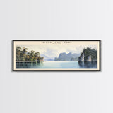 Koh Phi Phi Travel Poster Print, Framed Canvas Wall Art, Metal Wall Art, COUNTRY art, Gift For Him, Travel Wall Art, Travel Lover Gift