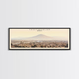 Teotihuacan COUNTRY | Framed Travel Poster Canvas Print | Trendy Wall Art | Watercolor Painting | Living Room Art | Unique Art