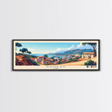 Kankan, Guinea Panoramic Travel Poster Canvas Print, Kankan, Guinea Painting, Guinea Art, Kankan Panoramic Travel Art, Travel Painting