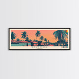 Bertoua, Cameroon Panoramic Canvas Print, Bertoua, Cameroon Painting, Cameroon Art, Bertoua Travel Poster, Travel Art, Guest Room Painting