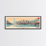 Chongqing, China Panoramic Canvas Print, Chongqing, China Painting, China Art, Chongqing Travel Poster, Travel Art, Living Room Painting