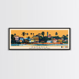 Kananga, Congo Panoramic Canvas Print, Kananga, Congo Painting, Congo Art, Kananga Travel Poster, Travel Art, Housewarming Gift