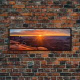 Panoramic of Canyonlands National Park, Extra Large Wall Art, Panoramic Wall Art, Panoramic Print, Landscape Photography, Landscape Print