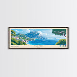 Capri, Italy Panoramic Print, Vacation Gift, Italy Wall Art, Vacation Wall Art, Vacatation Memories, Beach Decor, Beach Or Lakehouse Art