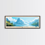 Cerro Azul, Peru Panoramic Print, Vacation Gift, Peru Wall Art, Beach Painting, Beach Decor, Large Wall Art, Wood Frame Art
