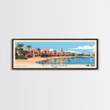 El Gouna, Egypt Panoramic Print, Vacation Gift, Egypt Wall Art, Vacation Wall Art, Vacatation Memories, Beach Decor, Beach Or Lakehouse Art