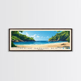Gertak Sanggul Beach, Malasyia Panoramic Print, Vacation Gift, Malasyia Wall Art, Vacation Wall Art, Vacatation Memories, Beach Decor, Beach Or Lakehouse Art