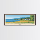 Grand Isle, Vermont Panoramic Print, Vacation Gift, Vermont Wall Art, Vacation Wall Art, Vacatation Memories, Beach Decor, Beach Or Lakehouse Art