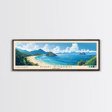 Koh Phayam, Thailand Panoramic Print, Vacation Gift, Thailand Wall Art, Beach Painting, Beach Decor, Beach Or Lakehouse Art