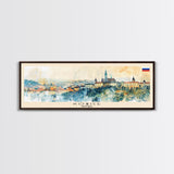 Kosice Slovakia Travel Art, City Art, Framed Canvas Print or Metal Wall Art, Europe Travel Poster, Panoramic Wall Art, Extra Wide Wall Art