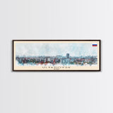 Ulyanovsk Russia Travel Art, City Art, Framed Canvas Print or Metal Wall Art, Europe Travel Poster, Panoramic Wall Art, Extra Wide Wall Art