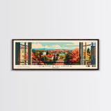 Hameenlinna Finland Travel Art, City Art, Framed Canvas Print or Metal Wall Art, Europe Travel Poster, Panoramic Wall Art, Extra Wide Wall Art