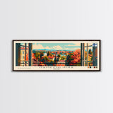 Hameenlinna Finland Travel Art, City Art, Framed Canvas Print or Metal Wall Art, Europe Travel Poster, Panoramic Wall Art, Extra Wide Wall Art