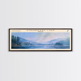 Taylorsville Lake Kentucky Panoramic Wall Art, Framed Canvas Print, Lake House Decor, Travel Poster, Scenic Lake Scene, Bedroom Decor, Wall Art