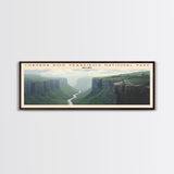 Chapada dos Veadeiros National Park COUNTRY | Framed Travel Poster Canvas Print | Trendy Wall Art | Watercolor Painting | Living Room Art | Unique Art