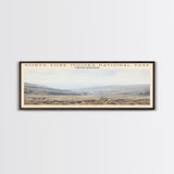North York Moors National Park Travel Poster Print, Framed Canvas Print, COUNTRY Travel Art, Wood Framed Art, Wall Hanging, Home Decor