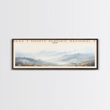 Ordesa y Monte Perdido National Park COUNTRY | Framed Travel Poster Canvas Print | Trendy Wall Art | Watercolor Painting | Living Room Art | Unique Art
