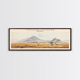 Tengger Caldera Framed Canvas Print Travel Poster | Wall Art | Home Decor | Gift For Travel Lover | Wall Hanging | Original Art