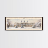 The Royal Palace of Madrid COUNTRY Travel Poster Print, Framed Canvas Print, COUNTRY Travel Art, Wood Framed Art, Wall Hanging, Home Decor