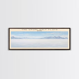 The Uyuni Salt Flats COUNTRY | Framed Travel Poster Canvas Print | Trendy Wall Art | Watercolor Painting | Living Room Art | Unique Art