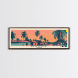 Bertoua, Cameroon Panoramic Canvas Print, Bertoua, Cameroon Painting, Cameroon Art, Bertoua Travel Poster, Travel Art, Guest Room Painting