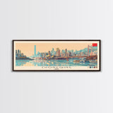 Chongqing, China Panoramic Canvas Print, Chongqing, China Painting, China Art, Chongqing Travel Poster, Travel Art, Living Room Painting